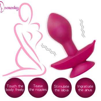 10 Częstotliwości Wibrator Sex Zabawki dla Kobiet Łechtaczka Sex Shop Korek Analny Wodoodporne Silikonowe Korki Analne Seks-Zabawki dla Dorosłych, dla Kobiet