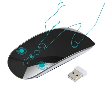 2.4 G Bezprzewodowa Co dotykowa mysz Magic Mouse Ergonomiczny Ultra mysz Optyczna 1000 dpi