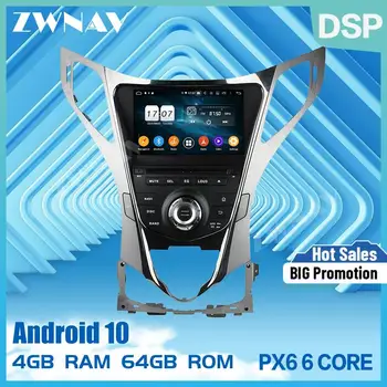 2 din IPS Android 10,0 Samochodowy odtwarzacz Multimedialny Hyundai AZERA Grandeur i55 2011 + audio stereo z systemem Android GPS navi głowicy
