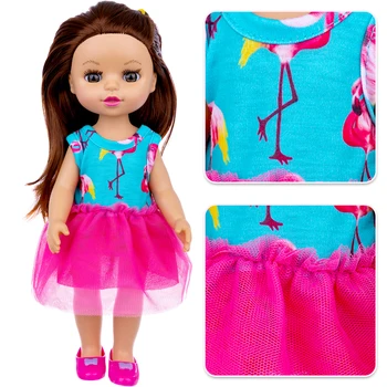 35 cm Ptak Sukienka baby doll pop dziewczyna silikonowe winylowe 14 cali noworodka пупи boneca dla dzieci zabawki dziewczynka тоддер