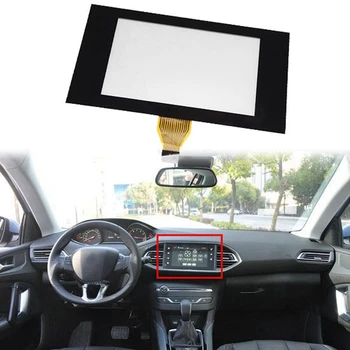 7 Cali 30 Kontaktów Samochodowy Szklany Ekran Dotykowy Panel Digitizer Obiektyw Do Peugeot 308 308S 408 Samochodowy, Radio, Odtwarzacz DVD, GPS, Nawigacja