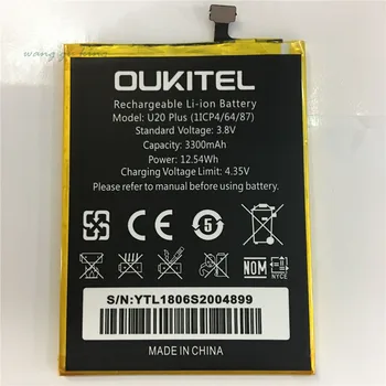 Bateria do telefonu komórkowego OUKITEL U20 plus bateria 3300 mah Oryginalna bateria o pojemności Telefony Akcesoria bateria do telefonu OUKITEL