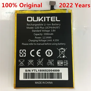 Bateria do telefonu komórkowego OUKITEL U20 plus bateria 3300 mah Oryginalna bateria o pojemności Telefony Akcesoria bateria do telefonu OUKITEL
