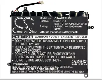 Cameron Sino 10000 mah bateria do ACER Iconia Tab A510 Tab A700 A710 BAT-1011 (1ICP5/80/120-2) BT.0020G.003