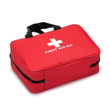 Czerwona Torba Pierwszej Pomocy Pusta Torba pierwszej Pomocy Separatory Partycji Medyczne torby Podróżne Torba do Leków dla Samochodu Domowego Biura Kuchni Sportu na Świeżym Powietrzu