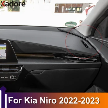 Dla Kia Niro 2022-2023 Przedni Otwór Wentylacyjny Wyjściowa Pokrywa Wykończenie Dekoracji Stylizacja Akcesoria Do Wnętrza Z Włókna Węglowego