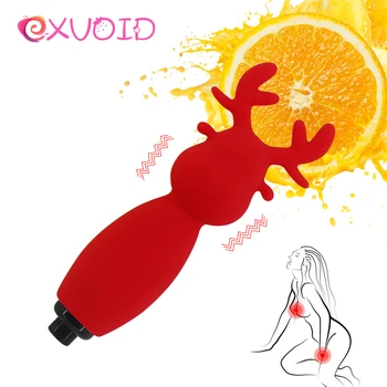 EXVOID Stymulacja Silikonowy Wibrator G-spot, Seks-Zabawki Dla Par Wibracyjny Zacisk Na Penisa Sex Shop Masaż Sutków Pochwy, Łechtaczka