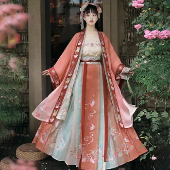 Hanfu Originale Księżniczka Haft Tradycyjny Kobiecy Strój Hanfu Starożytne Chińskie Stroje Piękny Taniec Dynastia Szlafrok Odzież