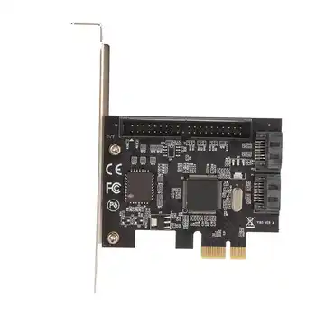 Karta PCIe 2,0 2 Porty 40pin Interfejs 6,0 Гбитс 3,0 Gb / s, 1,5 Gb SSD PCI-E na kartę rozszerzeń dla Win
