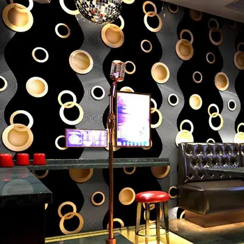 Ktv tapety karaoke bary flash ścienną stereoskopowe 3d odblaskowe specjalny bar skrzynia świecące przez cały tło ściana