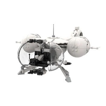 MOC Bubble Statek Bojowy Samolot, Statek Kosmiczny Budulcem Dla Filmu Oblivioned Badanie Marsa Model Samolotu Cegła dla Dzieci Prezent