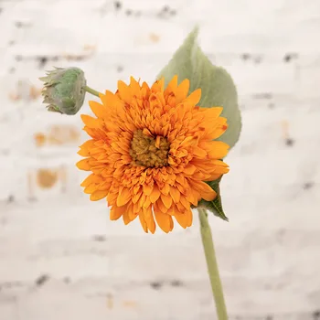Modelowanie Słonecznika Fałszywy Kwiat Bukiet Ślubny Uciekają Sztuczne Kwiaty Oddział Dekoracji Domu I Ogrodu, Akcesoria