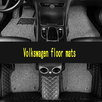 Niestandardowe dywaniki samochodowe do Wszystkich Modeli Volkswagen passat b5 6 polo golf tiguan touran samochodowy stylizacja auto dywanik do podłogi