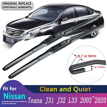 Nissan Teana J31 J32 L33 2003 ~ 2020 Wycieraczki Przedniej szyby Samochodowe Akcesoria Samochodowe Wycieraczki 2008 2013 2014 2015 2016 J Hak