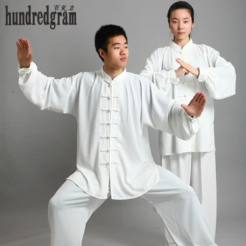 Nowy Projekt Kolorowy Wushu Z Długimi Rękawami Wiosna Jesień bawełna, jedwab tai-chi Kung-fu Mundury Garnitur, Mundur Tai-Chi Odzież Kurtka + spodnie