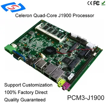 OEM X86 3,5 cala 2 Lan Intel Celeron N2930 + 4 GB Pamięci Samochodowa, płyta główna z gniazdem na kartę SIM 9-25 W Pobór Mocy Płyta główna