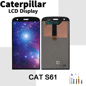 oryginał Dla Caterpillar CAT S61 wyświetlacz LCD Ekran Dotykowy Digitizer W Zbieraniu Dla Caterpillar CAT S61 ekran LCD z narzędziami