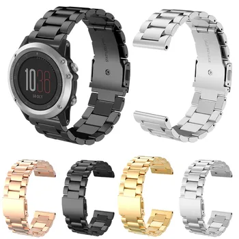 pasek do zegarka Garmin smart watch 26 mm, wysokiej jakości Bransoleta ze Stali Nierdzewnej, Pasek Garmin Fenix 3 Fashion