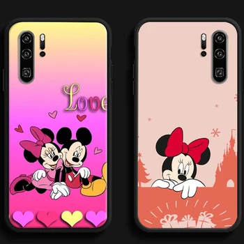 Pokrowce Do telefonów Disney Mickey dla Huawei Honor Y6 Y7 2019 Y9 2018 Y9 Prime 2019 Y9 2019 Y9A Etui Miękkie okładki z TPU Carcasa
