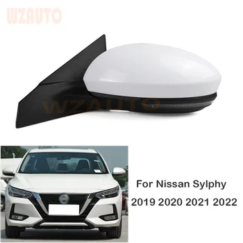 Samochodowa Boczne lusterka z Podświetleniem Obrotu W Zbieraniu Nissan Sylphy 2020 2021 2022 5 PINÓW 7 KONTAKTÓW