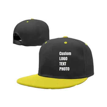 Uosobiona w Wykonane na zamówienie plac baseballowa czapka w stylu hip-hop z nadrukiem TEKSTU / LOGO / ZDJĘCIE