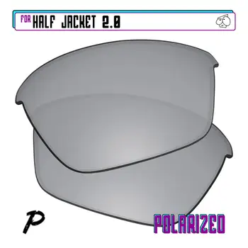 Wymienne soczewki polaryzacyjne EZReplace do okularów Oakley Half Jacket 2.0 - Srebrny P