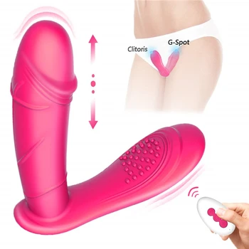 Zdalny G Spot Kobiecy Wibrator Sex Zabawki dla Kobiet Potężny Wibrator Łechtaczki Wibrator Motyl Wibrujące Majtki Sex Shop Фалос